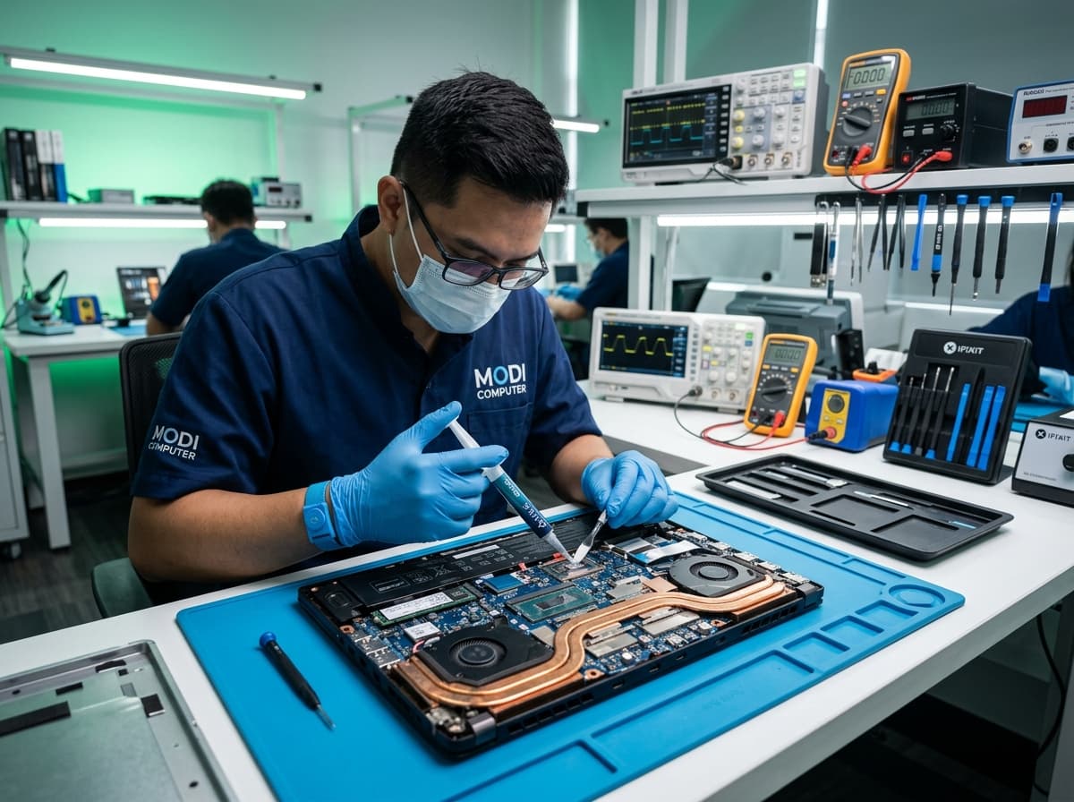 Laboratorio Central de Servicio Técnico Especializado MODI COMPUTER Chimbote